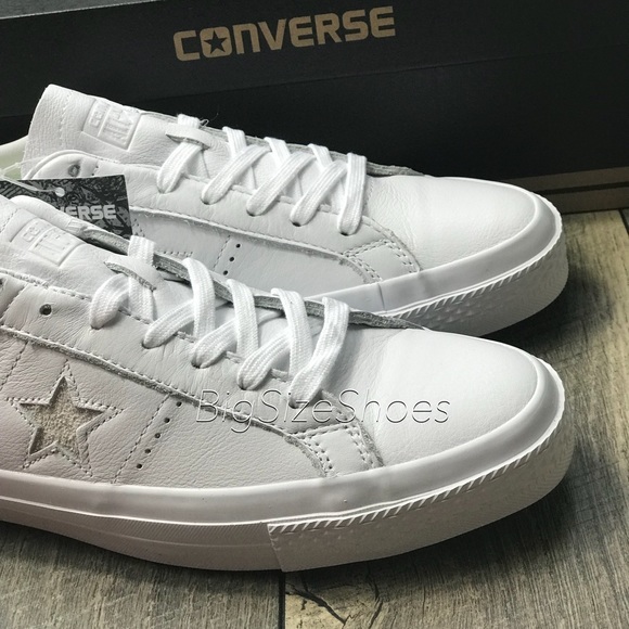 NWT Converse One Star OX White M AUTHENTIC - Picture 2 of 8